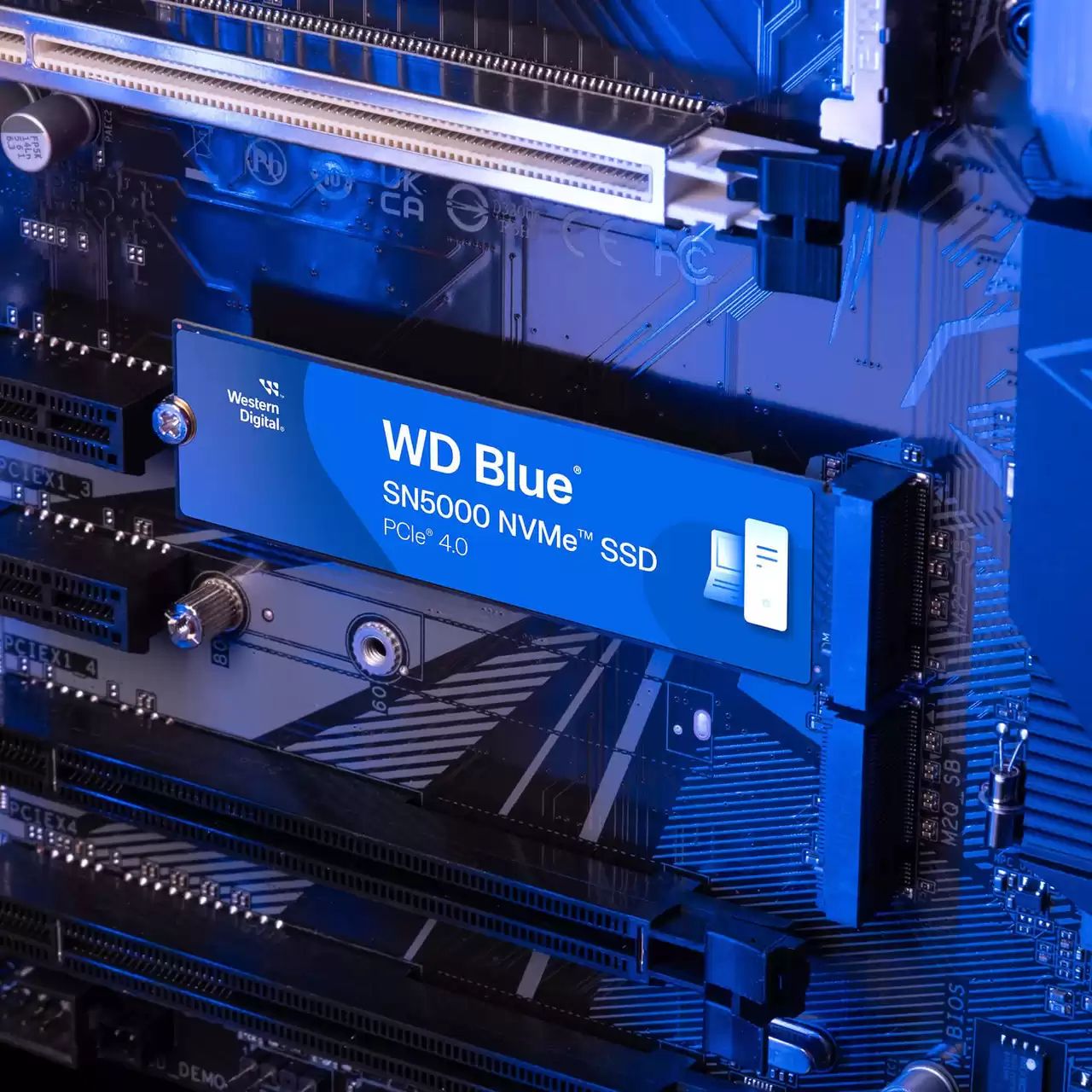 WDS500G4B0E - SSD WD SN5000 Blue 500Gb NVMe PCIe Gen4 x4 (WDS500G4B0E)