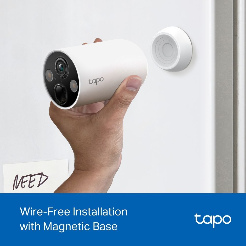 TAPO C425 - Cmara Vigilancia TP-LINK Exterior Wifi,Vdeo 2K QHD, con Batera Recargable y Deteccin IA Avanzada. (TAPO C425)