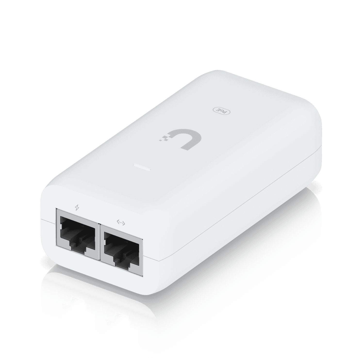U-PoE - Adaptador Ubiquiti Inyector PoE 48V Ethernet GbE Blanco (U-PoE)