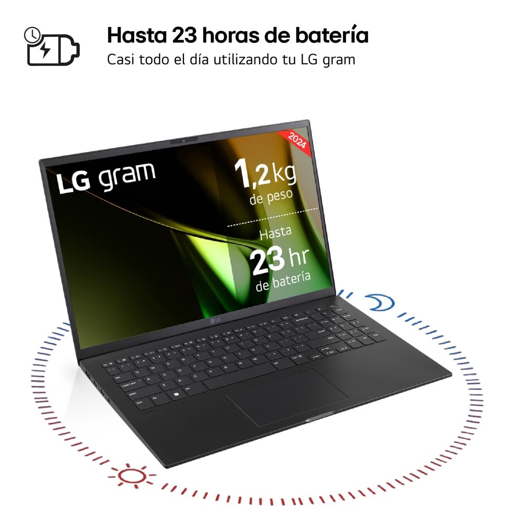 15Z90S-G.AA55B - Porttil LG Gram Ultra 5-125H 16Gb 512Gb SSD Cmara Frontal FHD/IR 15.6
