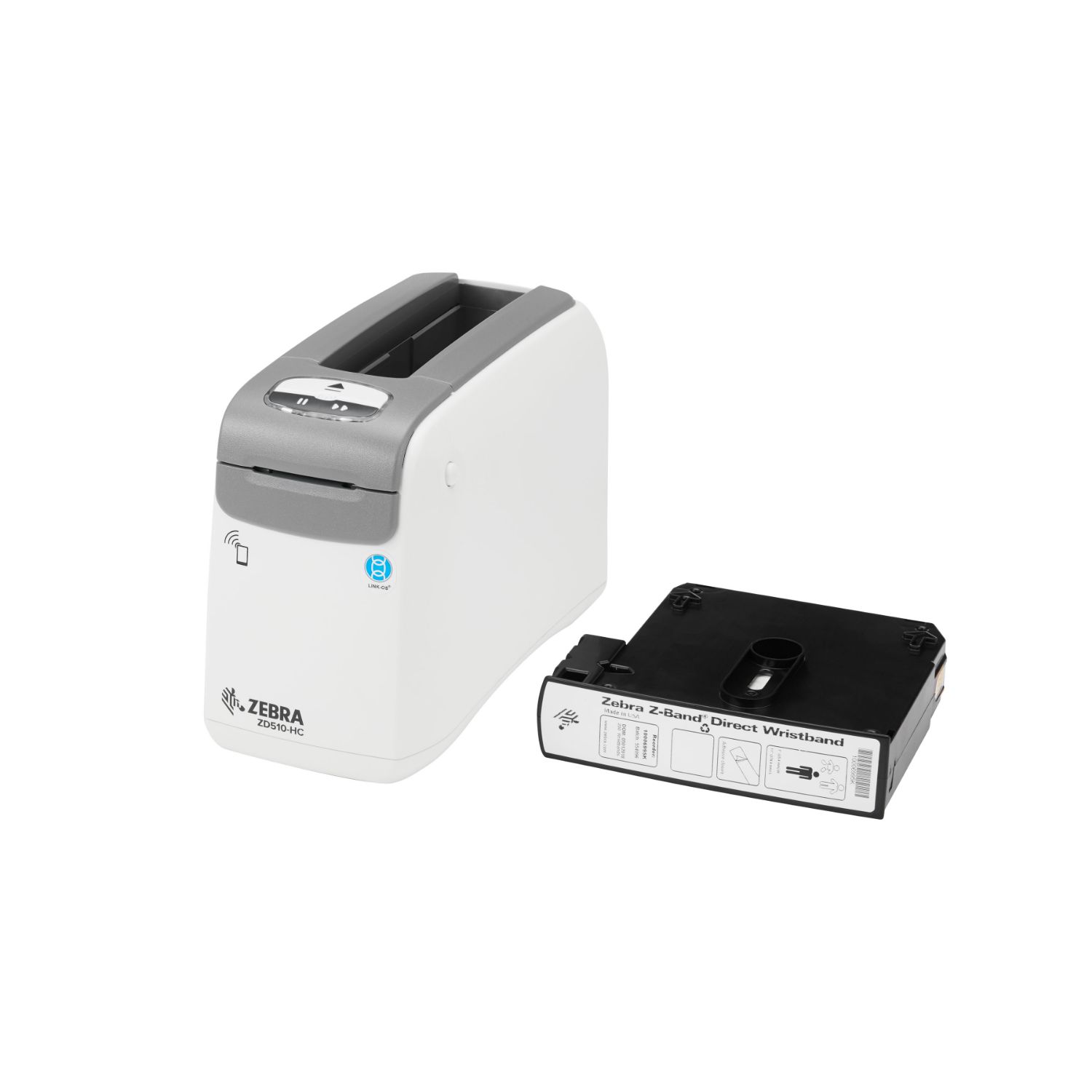 ZD51013-D0EE00F - Impresora T�rmica Zebra de Brazaletes Adhesivos 300dpi WiFi Bluetooth USB 2.0 Ethernet Blanca (ZD510 HC)