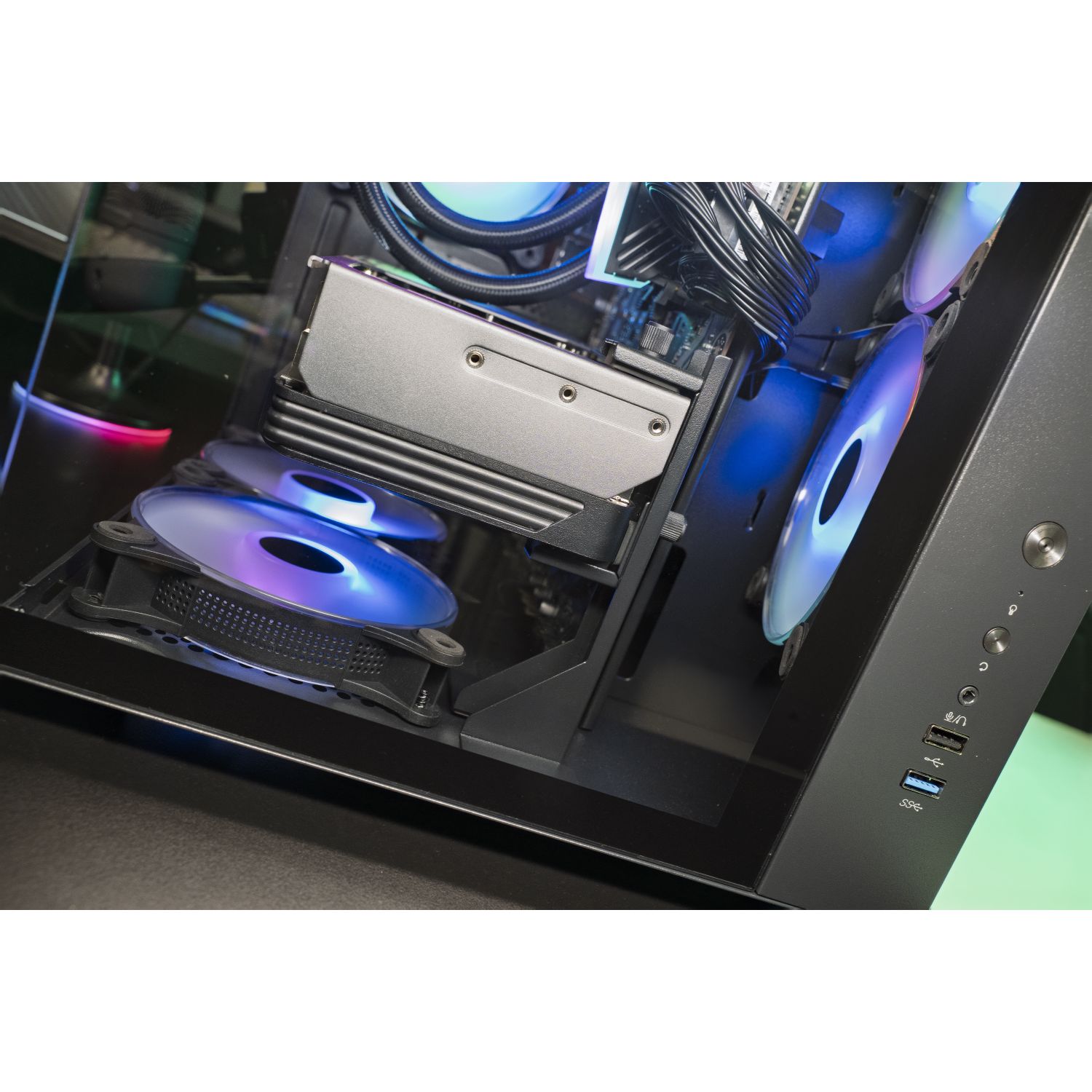 MCAGCBPRO - Soporte Mars Gaming para VGA Acero Negro (MCAGCBPRO)