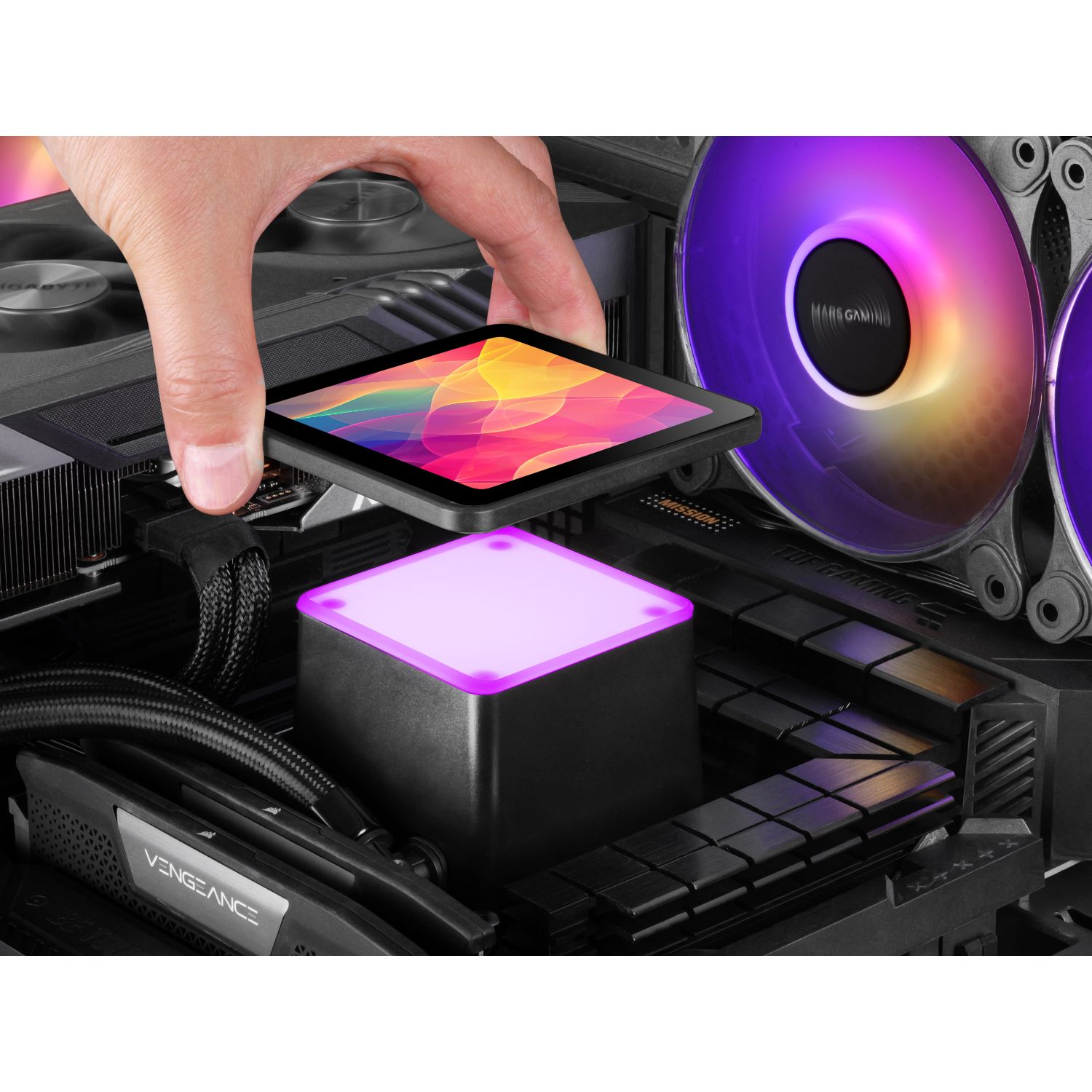 MLVISIONPRO360 - Refrigeracion Lquida CPU Mars Gaming 3x120mm Negro (MLVISIONPRO360)