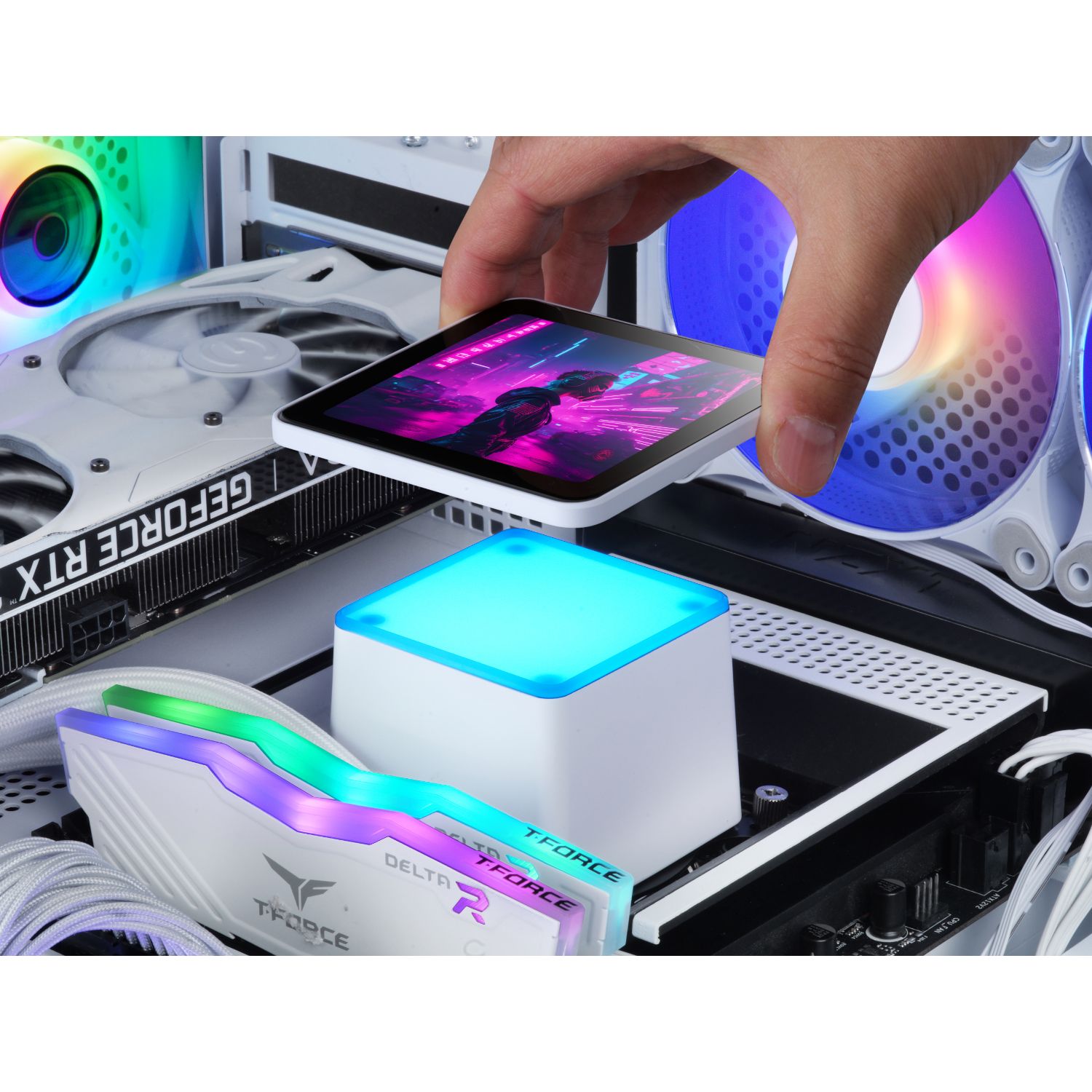 MLVISIONPRO360W - Refrigeracion Lquida CPU Mars Gaming 3x120mm Blanco (MLVISIONPRO360W)