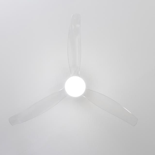08498 - Ventilador de Techo CECOTEC EnergySilence Aero 5285 Sun WhiteTransparent 40W 3 Aspas WiFi (08498)