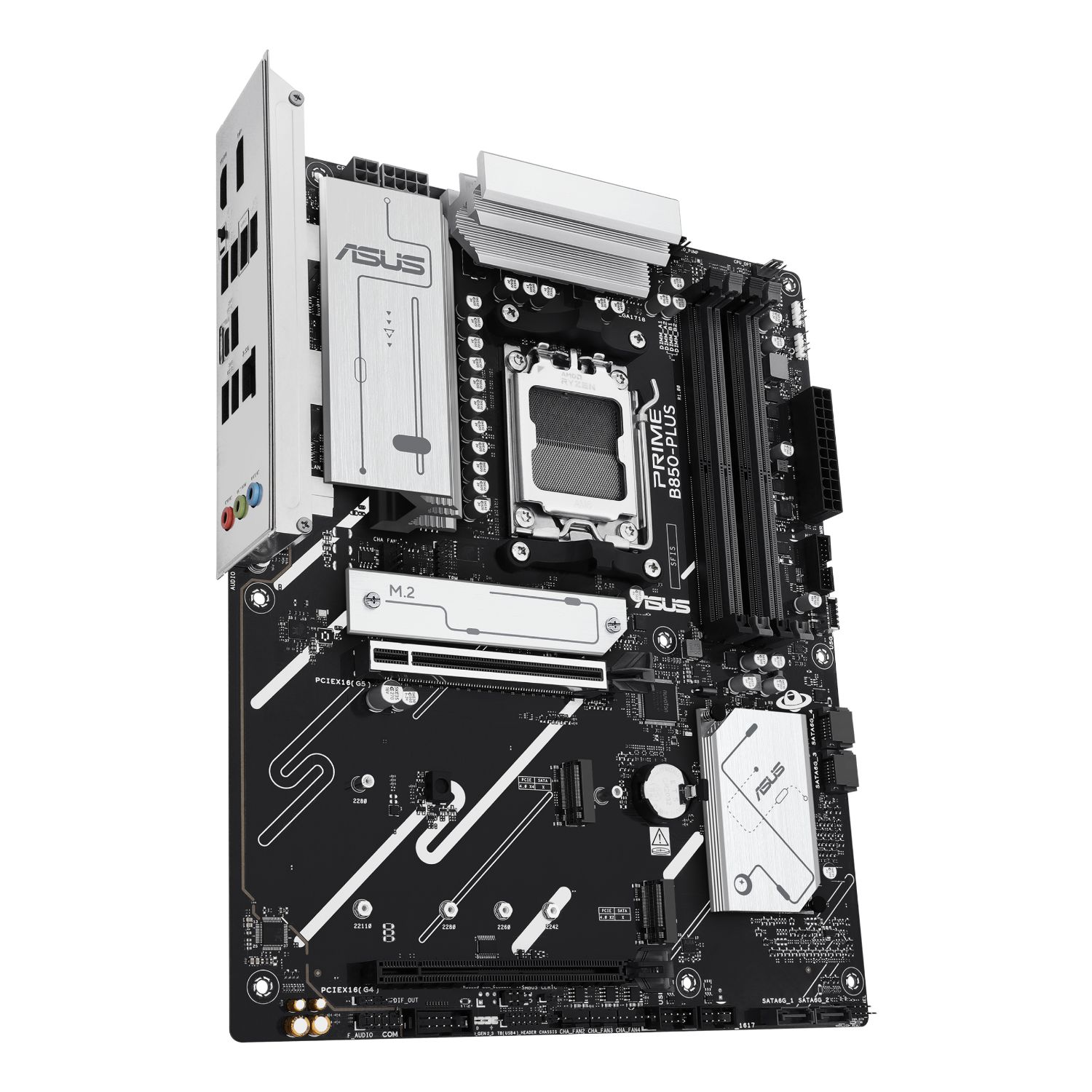90MB1LC0-M0EAYC - Placa base ASUS PRIME B850-PLUS-CSM: (AM5) 4DDR5 M.2 SATA3 PCIe USB-A/C DP HDMI RJ45 7.1 ATX Ethernet 2.5 GbE