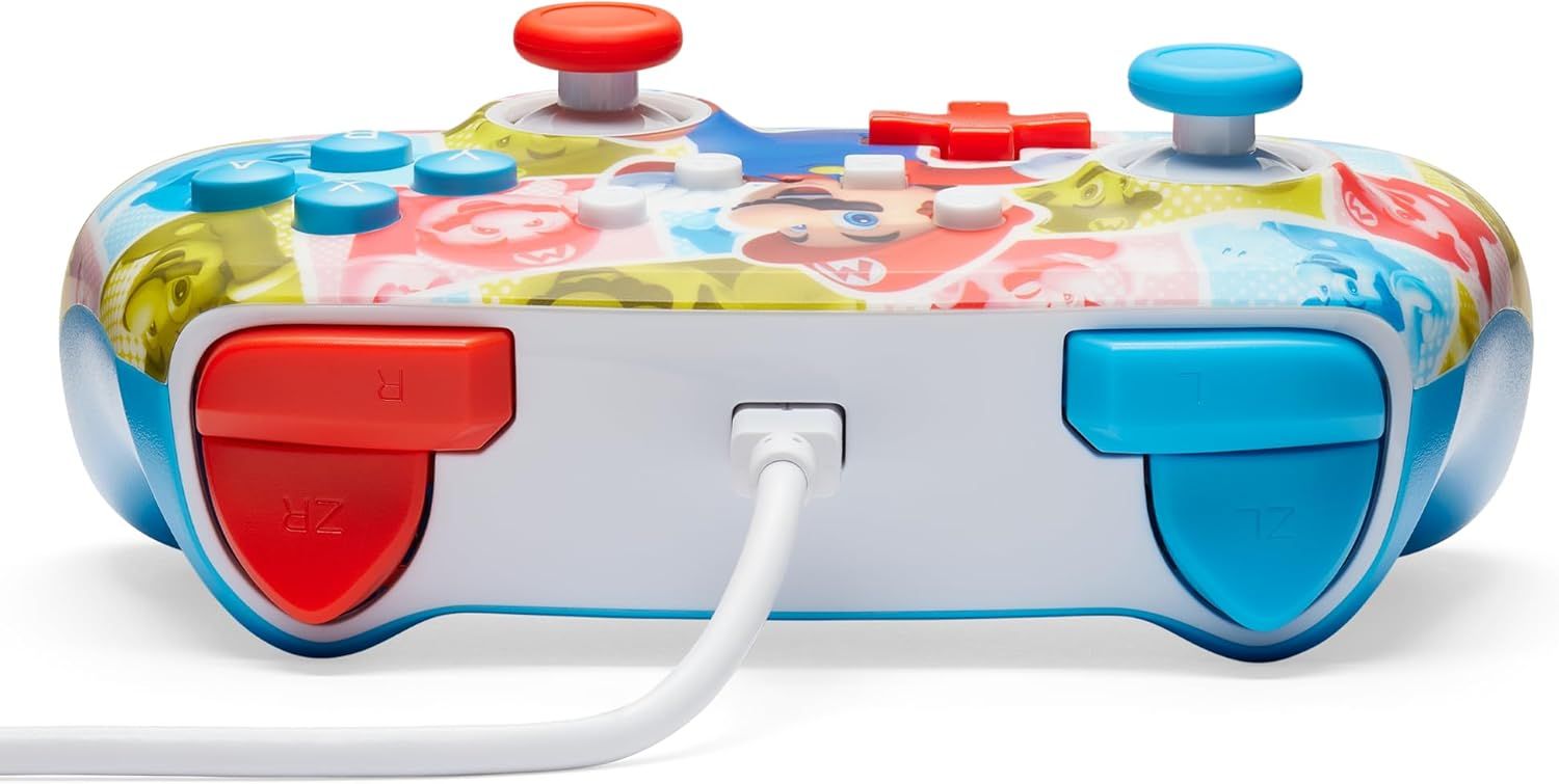 NSGP0282-01 - GamePad PowerA Nintendo Switch Mario Hero Reel Cable USB 3m (NSGP0282-01)