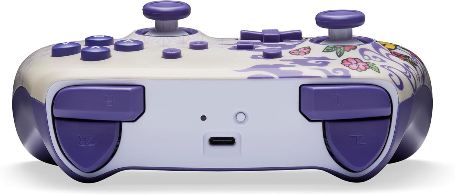 NSGP0324-01 - GamePad PowerA Wireless Bluetooth 5.0 Nintendo Switch Pok�mon Blossom Cable de Carga USB-C 3m (NSGP0324-01)