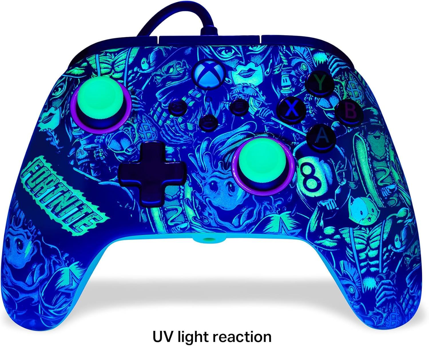 XBGP0438-01 - GamePad PowerA Xbox Series X/S Fortnite Glow Cable USB-C 3m (XBGP0438-01)