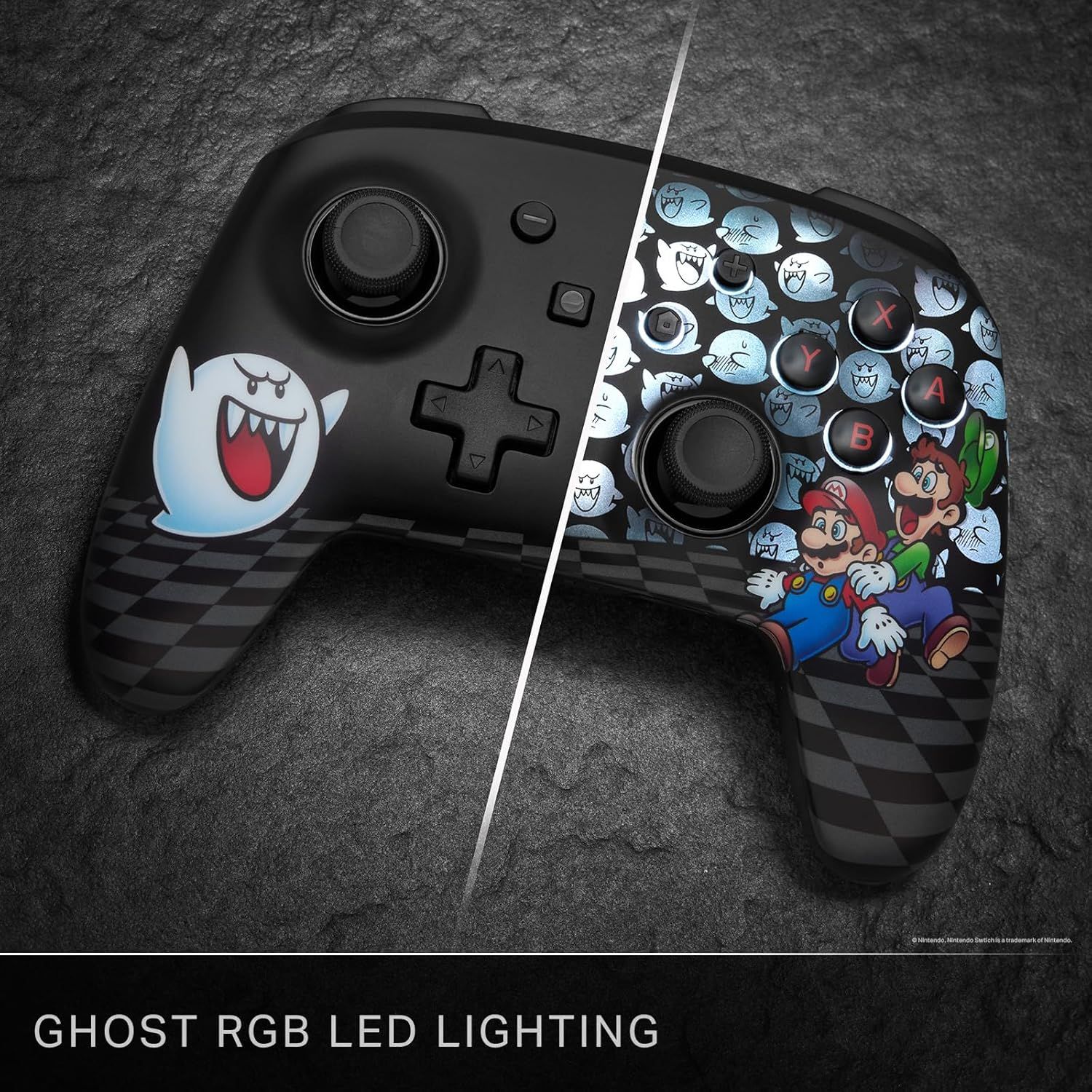 NSGP0431-01 - GamePad PowerA Wireless Nintendo Swicth Lumectra-Mario Peek-A-Boo Cable USB-C 3m (NSGP0431-01)