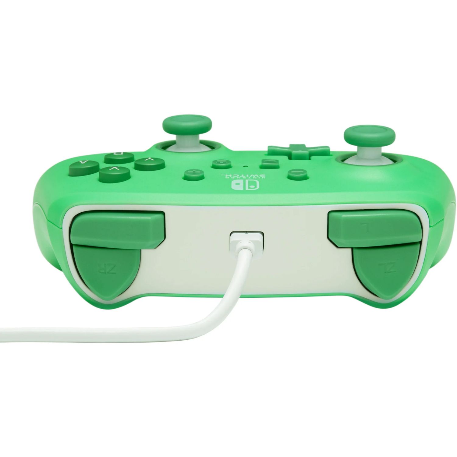 NSGP0495-01 - GamePad PowerA Nintendo Switch Verde Espuma de Mar Cable USB-C 3m (NSGP0495-01)