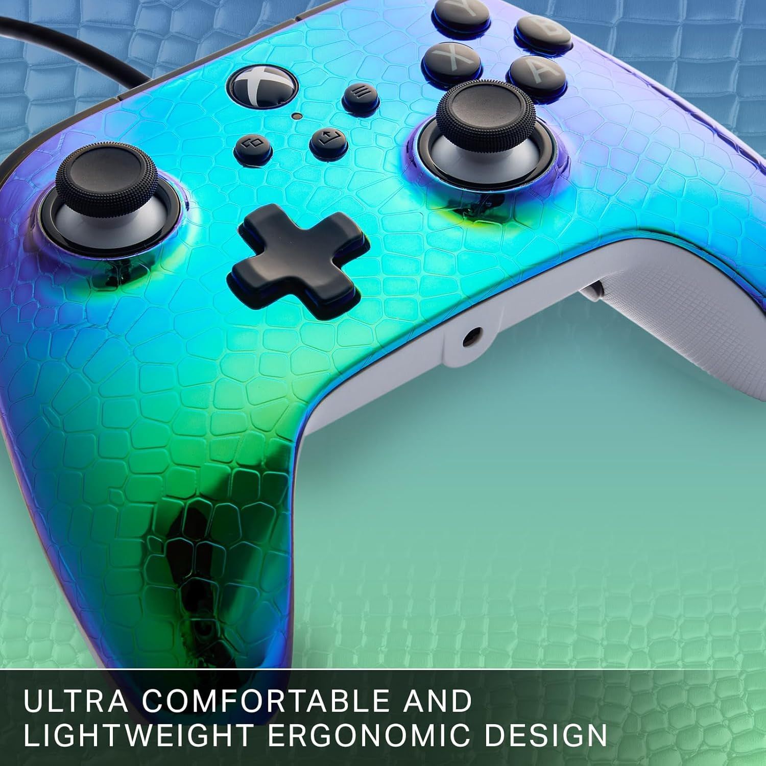 XBGP0396-01 - GamePad PowerA Advantage Xbox Series X/S Raptor Chrome Cable USB-C 3m (XBGP0396-01)