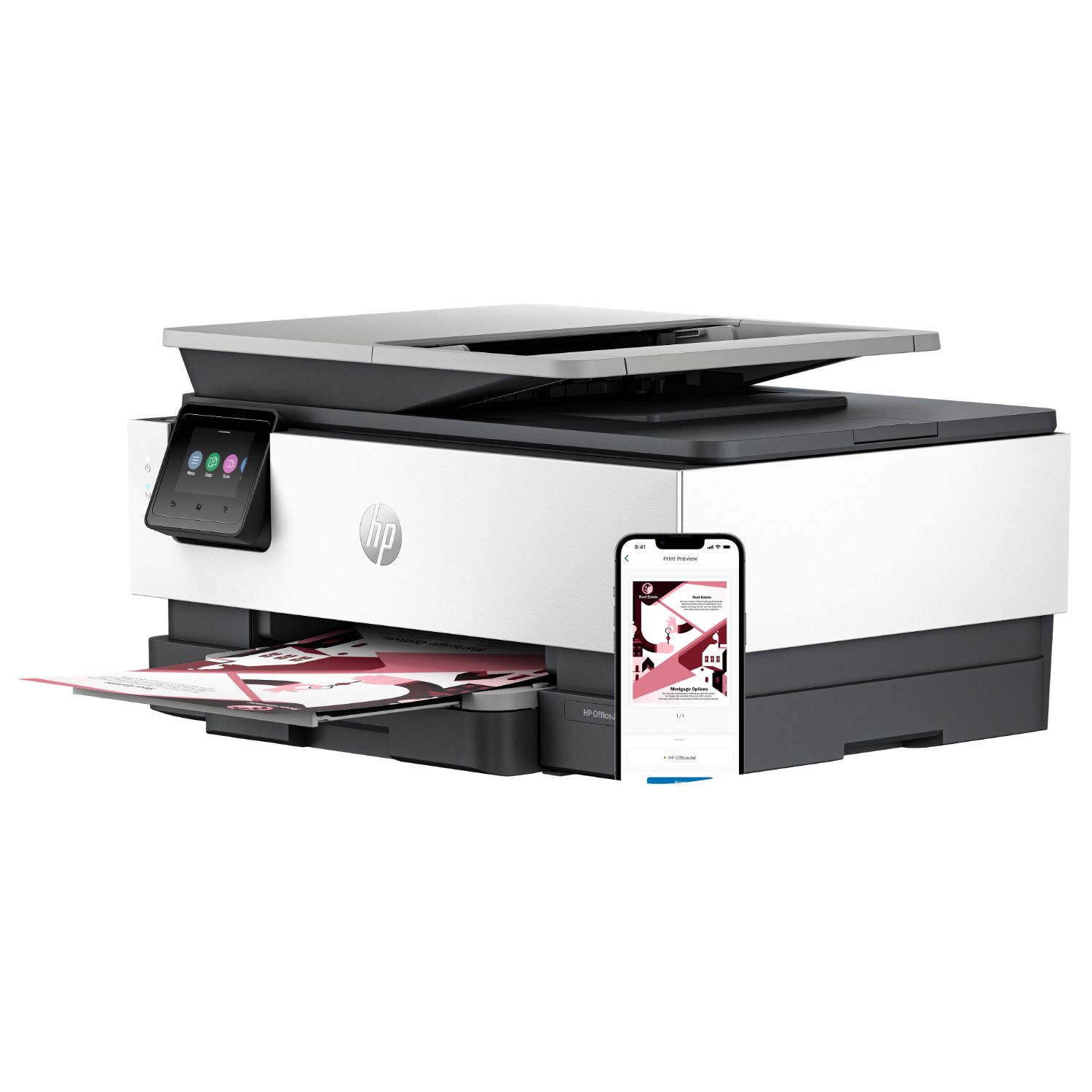 405U3B - Impresora Multifuncin HP Officejet Pro 8122e Pantalla CGD 2.7? 4800x1200dpi A4 Color ADF USB WiFi 5 Bluetooth Ethernet Dplex Gris/Blanca (405U3B)