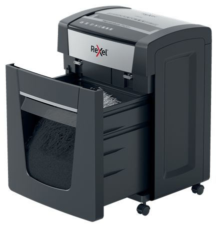 2021420XEU - Destructora Rexel Momentum P420+ Papel/Grapas/Clips Corte en Partculas P-4 30L Negra (2021420XEU)