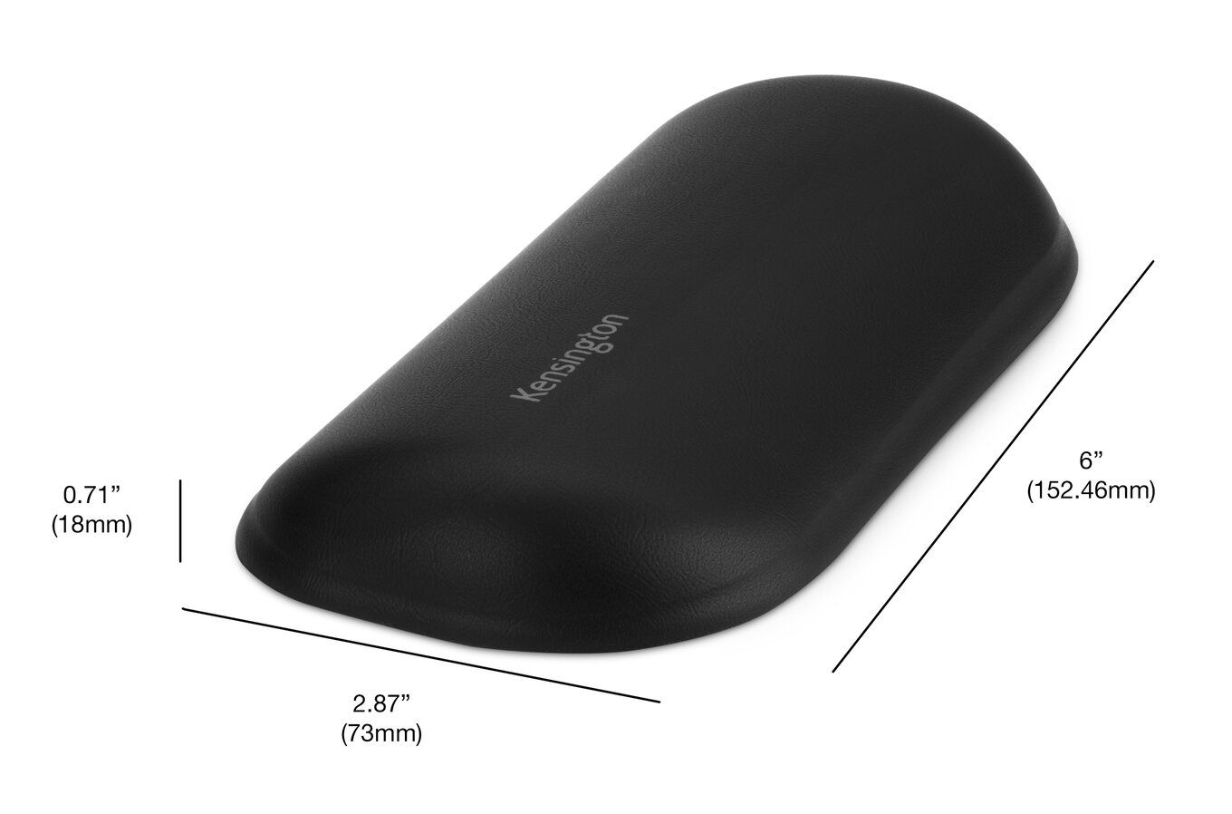 K52802WW - Reposamuecas Kensington ErgoSoft para Ratones Estndar Negra (K52802WW)