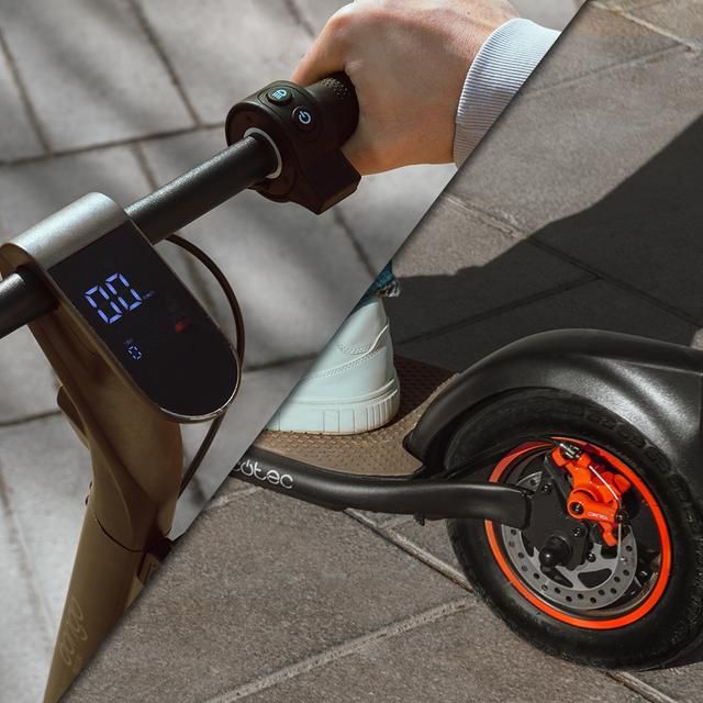 06153 - Patinete Cecotec Bongo G40 XXL Connected, con base ultrawide, 700w, neumticos 10