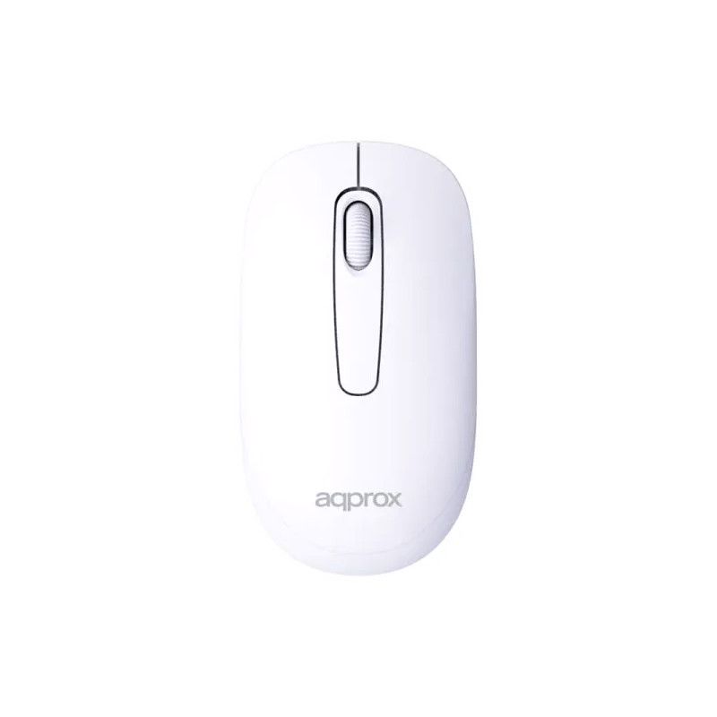 APPMX420W - Kit Teclado + Ratn APPROX Multimedia 105 Teclas Wireless 2.4GHz 1000dpi 3 Botones Blanco (APPMX420W)