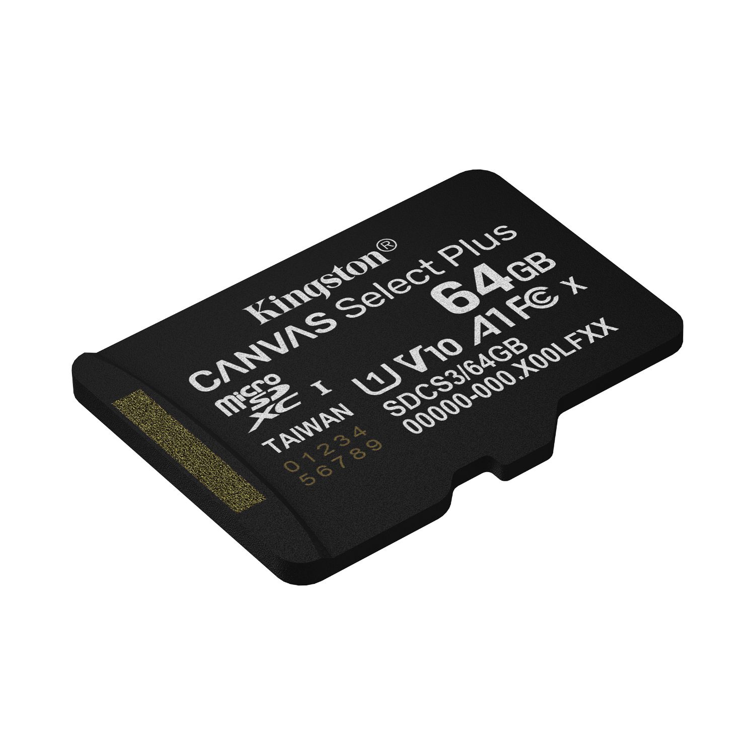 SDCS3/64GB - Kingston MicroSDXC 64Gb con Adaptador SD, Clase10, UHS-I V10 A1 150MB/s. (SDCS3/64GB)