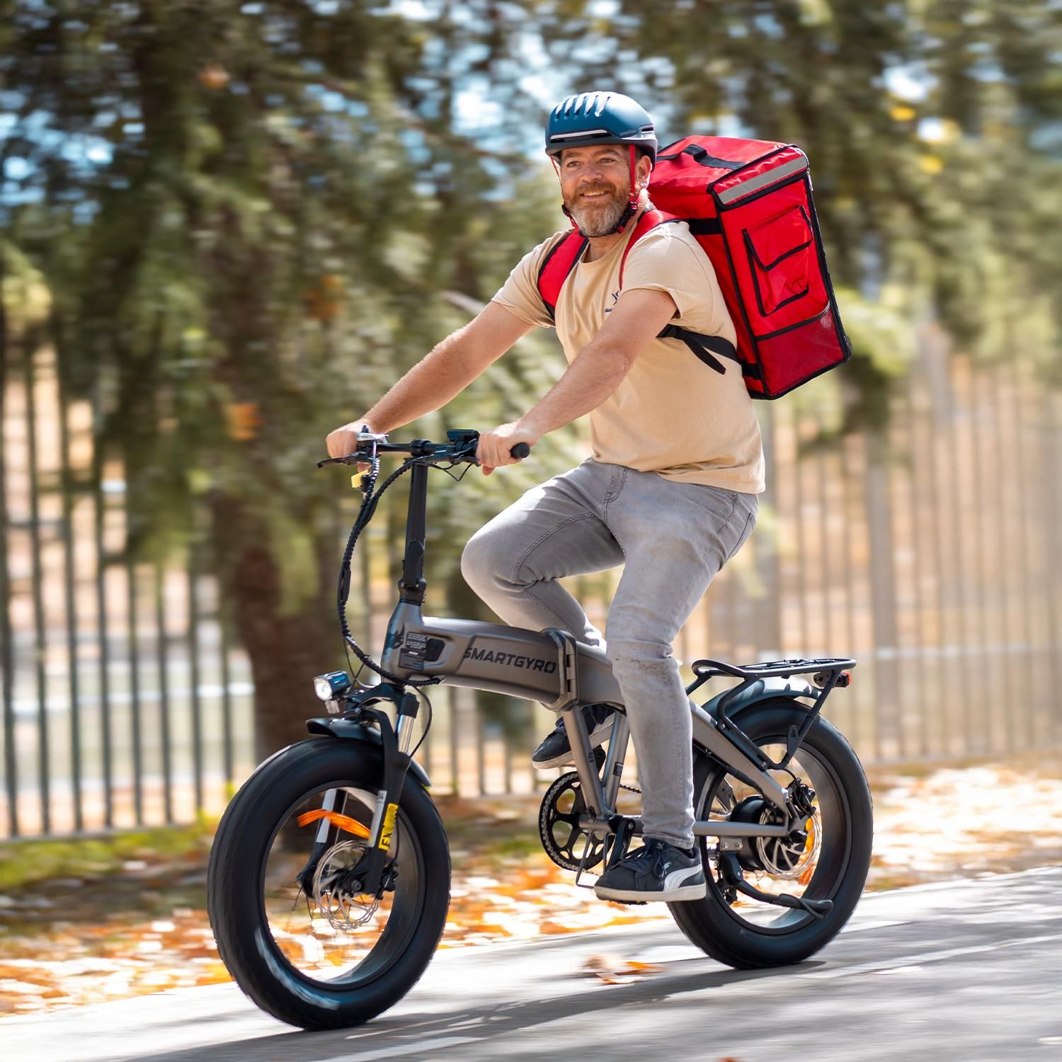 SG27-561 - Bicicleta Elctrica Smartgyro eBike Rhino de montaa con asistente al pedaleo, 250w, 7 velocidades, plegable, frenada hidrulica, Horquilla Exsho y cuadro de aluminio smartGyro Ebike FAT. (SG27-561)