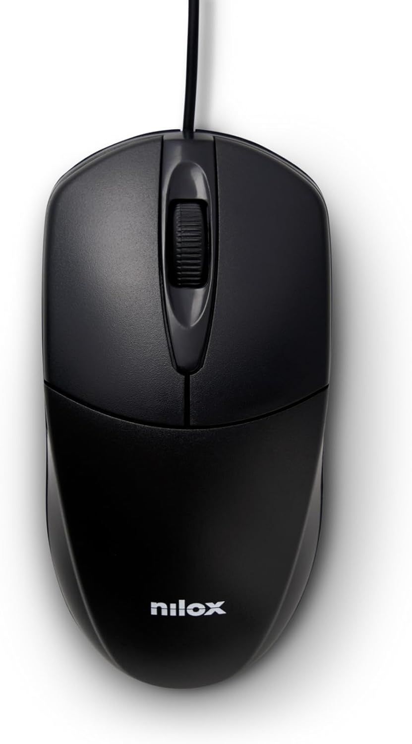 NXKMIT0011 - Kit Teclado + Ratn NILOX en Italiano USB 1600dpi Negro (NXKMIT0011)
