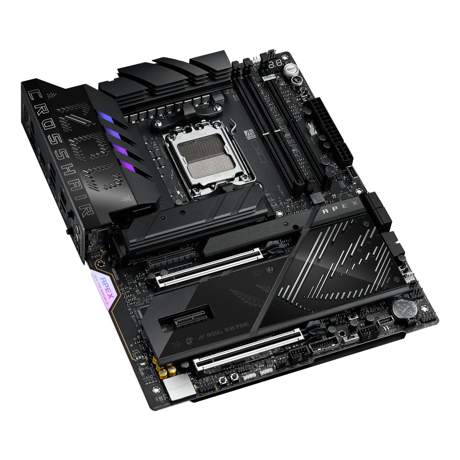 90MB1KR0-M0EAY0 - Placa base ASUS ROG CROSSHAIR X870E APEX (AM5) 2DDR5 4SATA3 M.2 USB-A/C USB 4 RJ45 7.1 ATX WiFi 7 Bluetooth 5.4 Ethernet 5 GbE (90MB1KR0-M0EAY0)