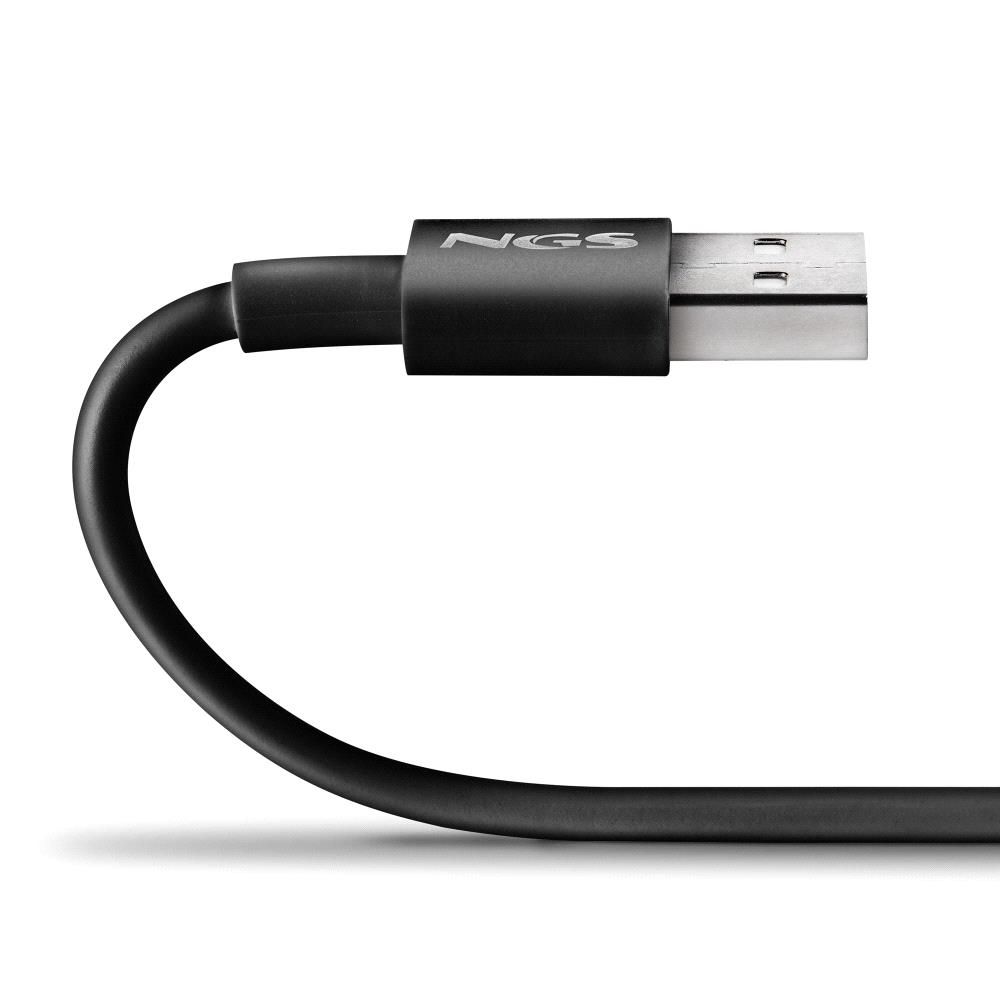 ZYRO-ACBLACK - Cable NGS Usb-C a Usb-C 1m Negro (ZYRO-ACBLACK)