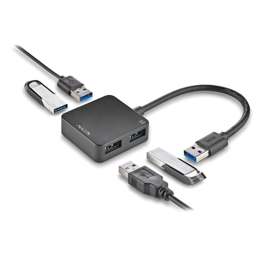 IHUB3.0TINY - Hub NGS Tiny 4puertos Usb3.0 (IHUB3.0TINY)