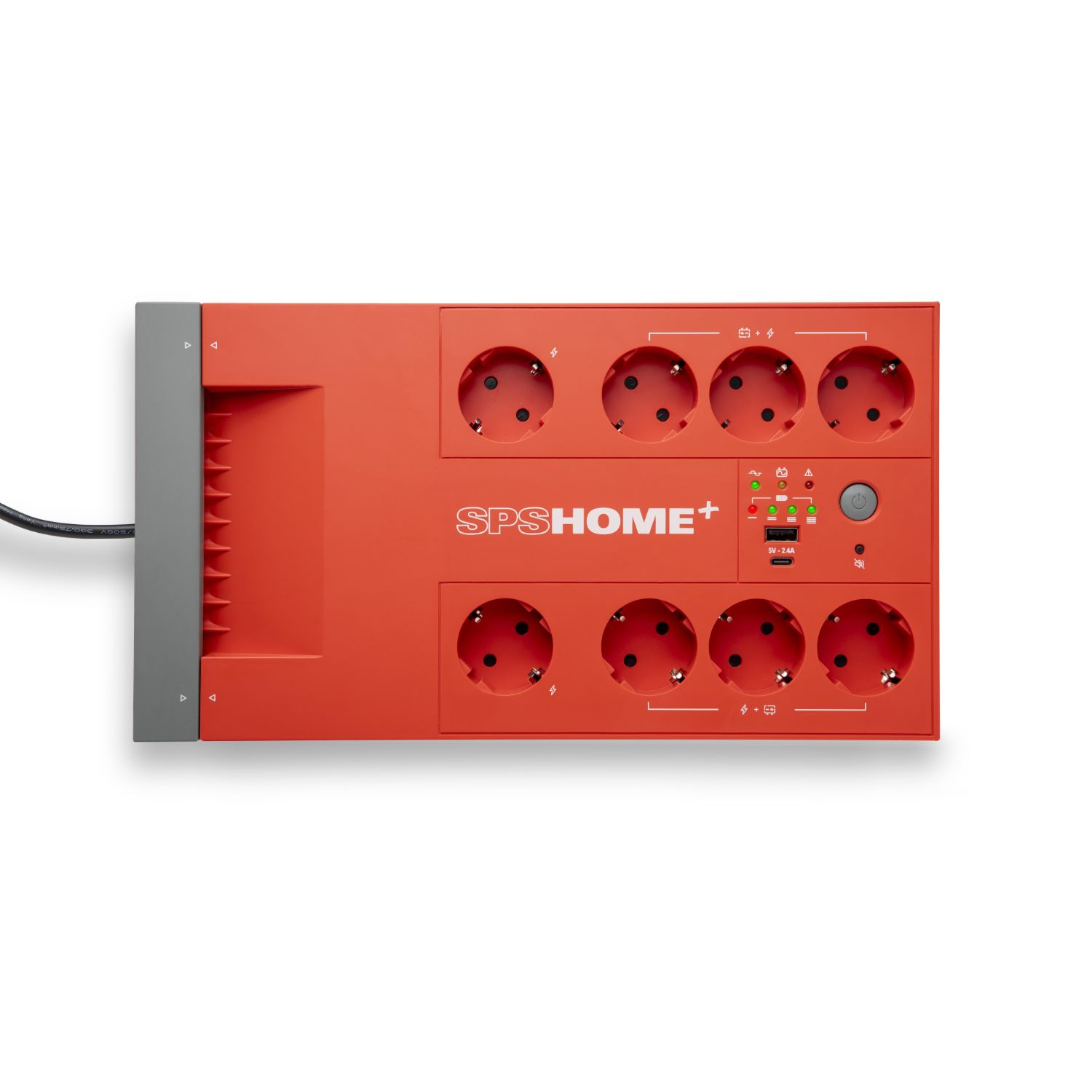 693DA000002 - S.A.I. SALICRU SPS HOME 850 L�nea Interactiva 360W 850VA 8xSchuko USB-A/C Rojo (693DA000002)