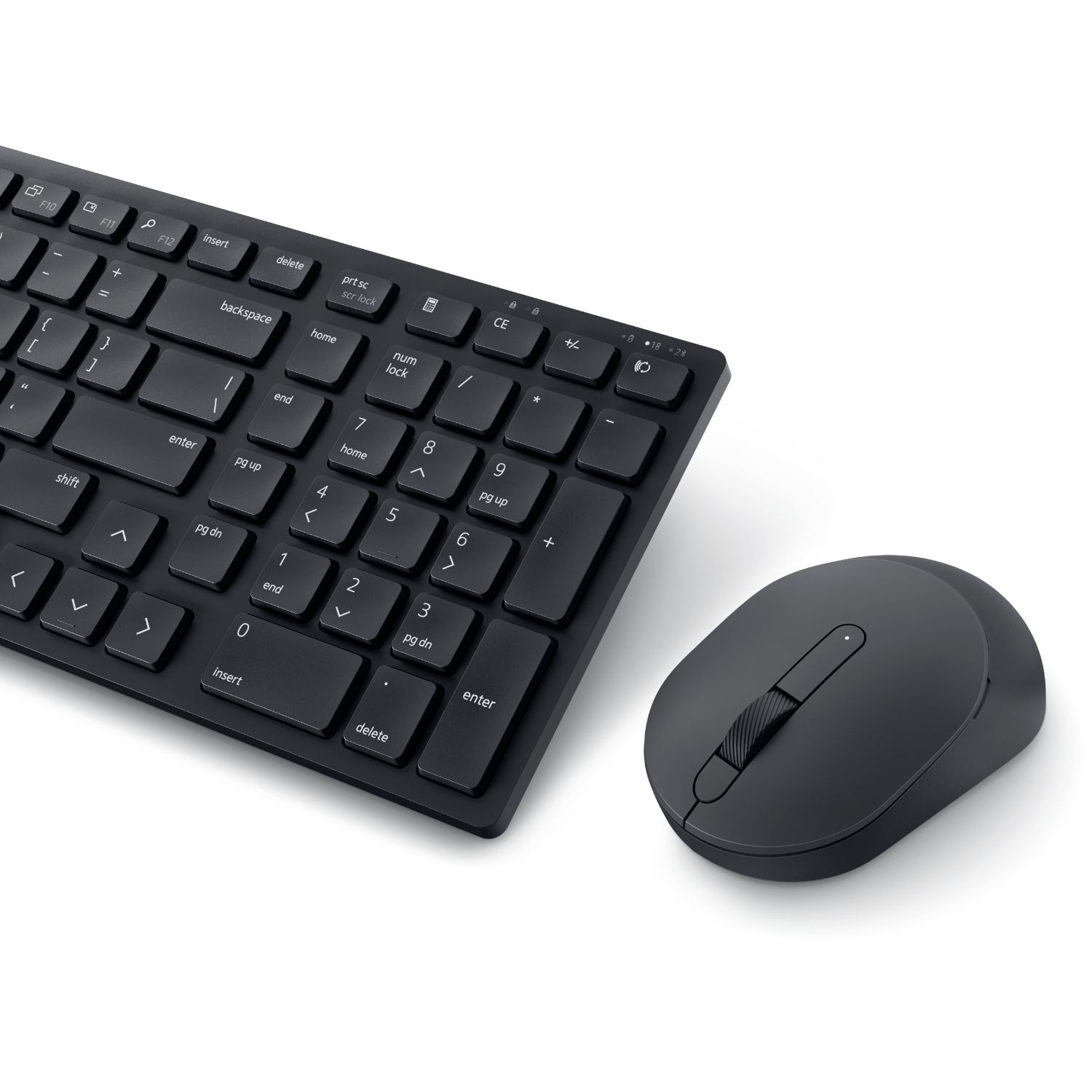 KM555-BLK-SPN - Kit Teclado + Rat�n Dell Pro Compact Silent QWERTY RF Wireless 2.4GHz/Bluetooth 5.1 �ptico 3 Botones Negro (KM555-BLK-SPN)