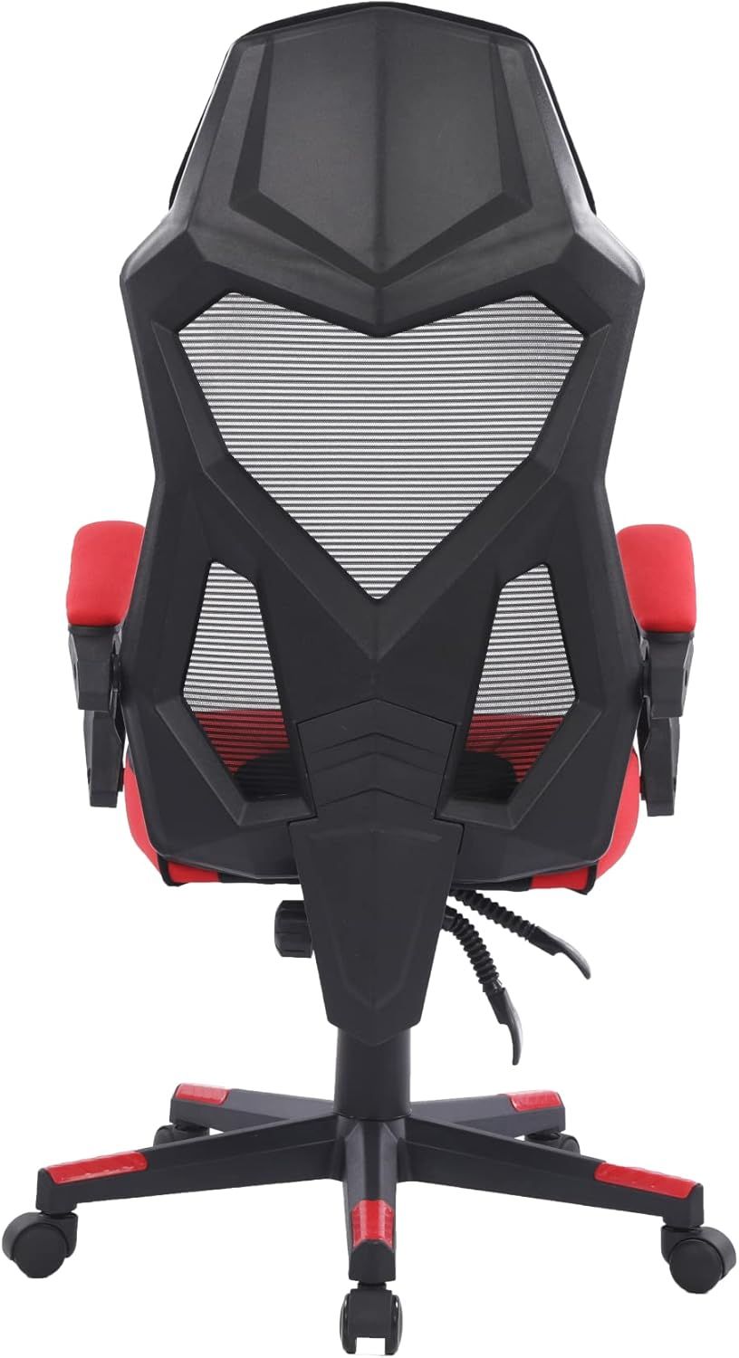 NS-EROS-REDBL - Silla Gaming Newskill Eros Ergon�mica con respaldo mallado, Roja (NS-EROS-REDBL)