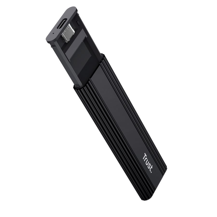 25806 - Caja Externa Trust SSD M.2 USB-C 3.0 Negra (25806)