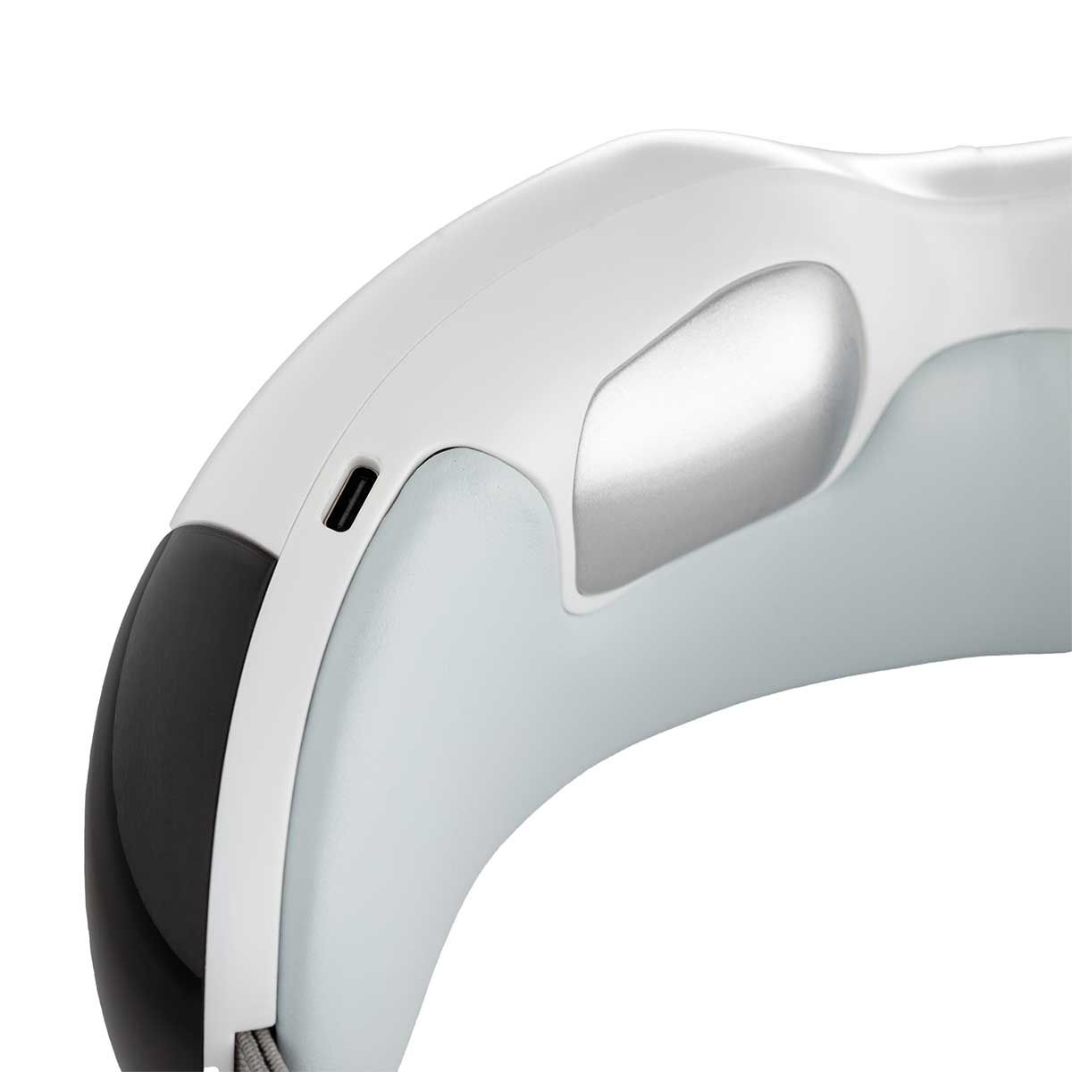 HORIZON LYNX - Masajeador Medivon HORIZON LYNX para ojos, Modo calor y frio, Modo iones negativos, Alivia la vista cansada, Reduce la tensi�n muscular, Modo sue�o, M�sica relajante con Bluetooth,Bater�a integrada, Carga USB-C.