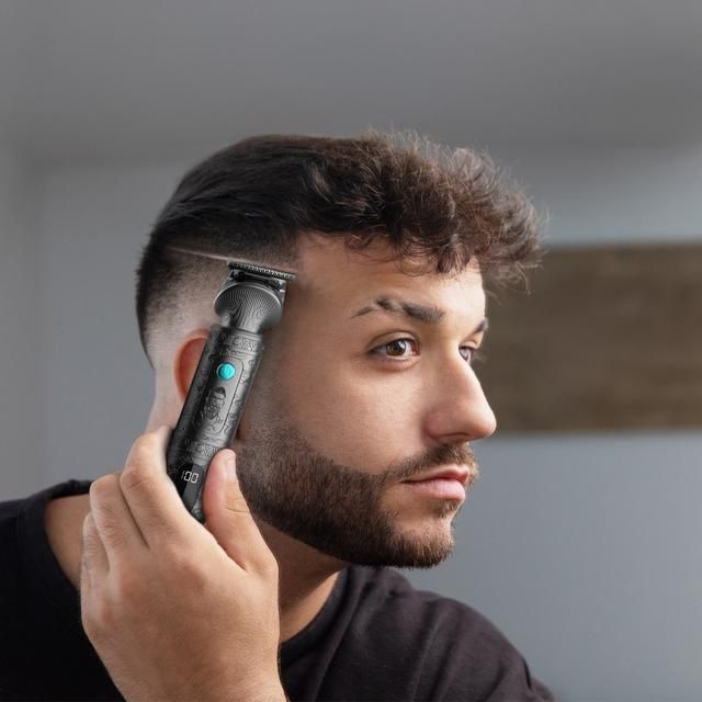 04458 - Perfiladora CecotecPrecisionCare Samurai Profiling, Multigrooming con 6 cabezales, 10 peines para diferentes zonas, cuchilla de acero inoxidable y 170 minutos de autonom�a. (04458)