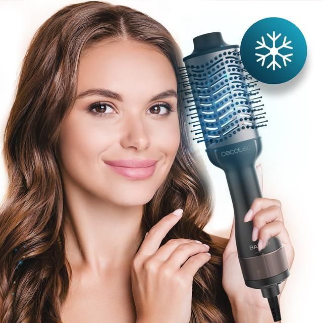 04444 - Cepillo de aire Cecotec CeramicCare Single oluminizador con revestimiento cer�mico, con potencia de 1200W y 3 modos. (04444)