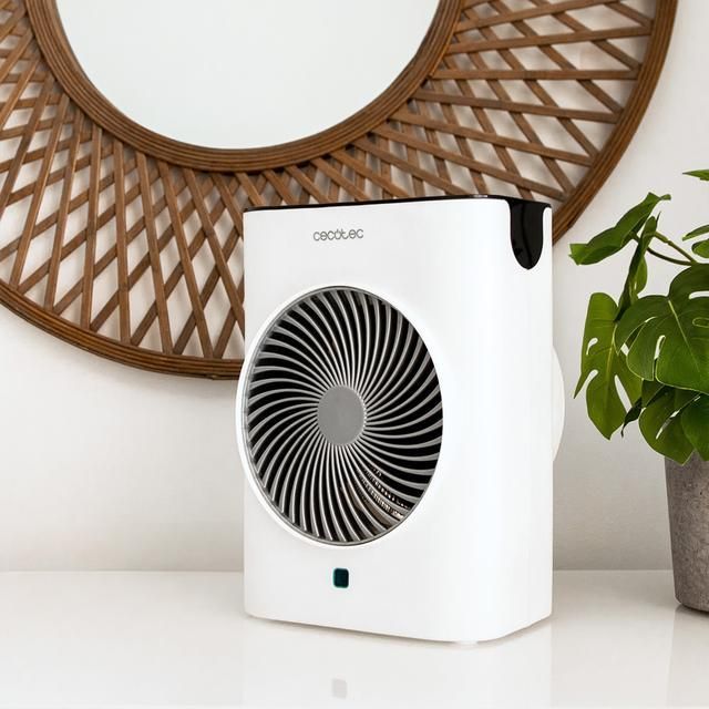 08260 - Termoventilador Cecotec ReadyWarm 2070 Max Force Smart, Blanco, 2000 W, 2 niveles de potencia y 3 modos de funcionamiento, con pantalla LED y mando a distancia. (08260)