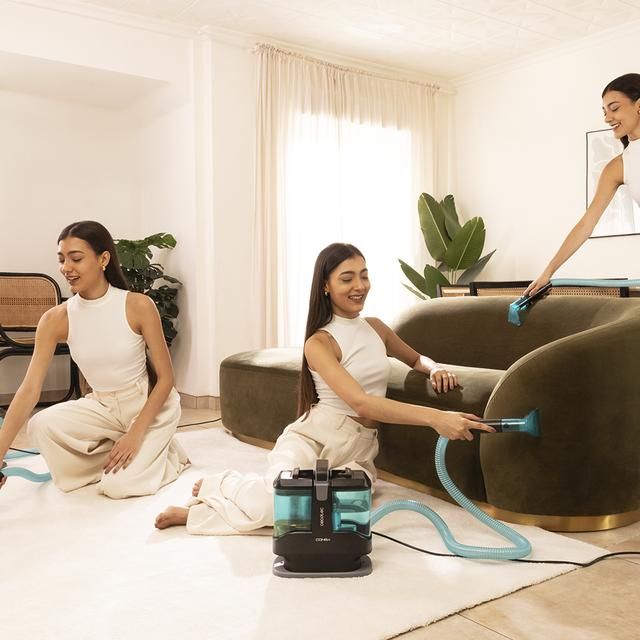 A01_EU01_115423 - Limpiatapicer�as Cecotec Conga 3000 Carpet&Spot Clean Max, 450 W y 13 kPa de potencia. Dise�o compacto. Dep�sito de agua limpia de 1000 ml y de agua sucia de 550 ml. Spray pulverizador. (A01_EU01_115423)