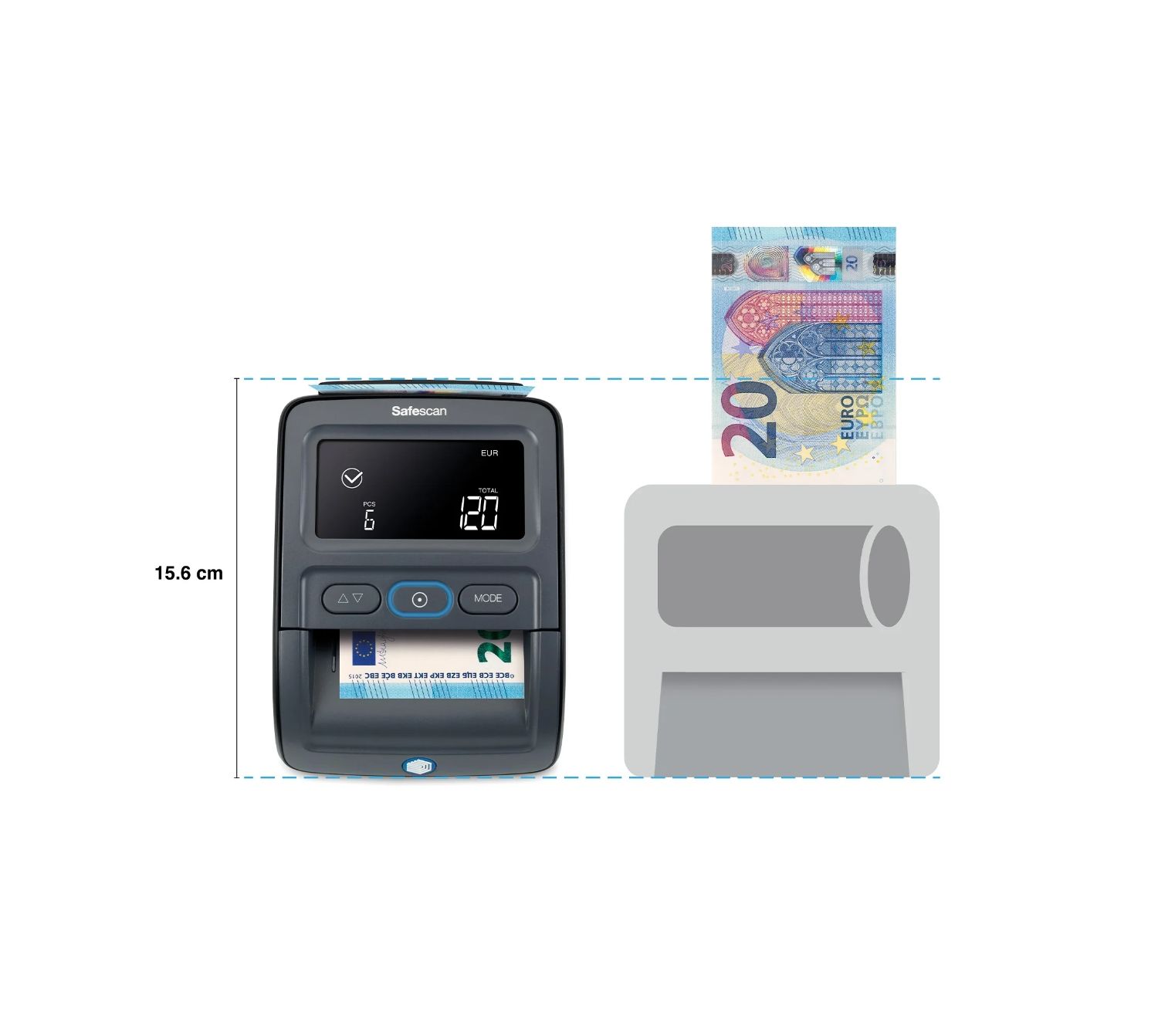 112-0668 - Detector de Billetes Falsos SAFESCAN 155-S (112-0668)