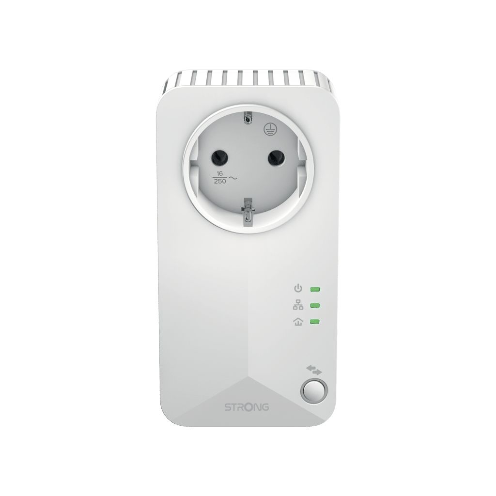 POWERL600DUOEUV2 - Powerline Strong 600Mbit/s 1xRJ45 Ethernet 10/100 2 Unidades Blanco (POWERL600DUOEUV2)