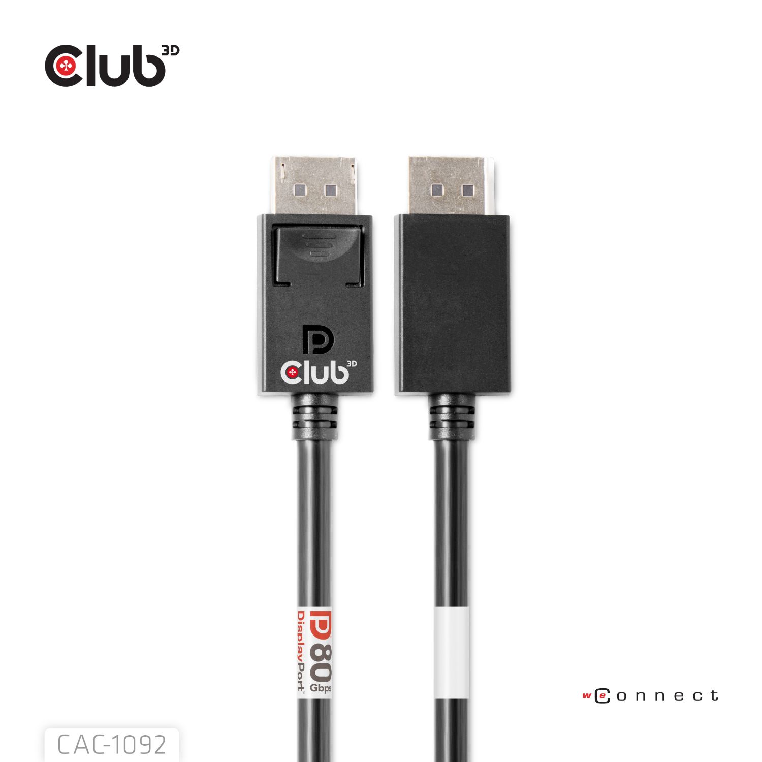 CAC-1092 - Cable Club 3D DisplayPort2.1 M/M 8K 240Hz 1.6m (CAC-1092)