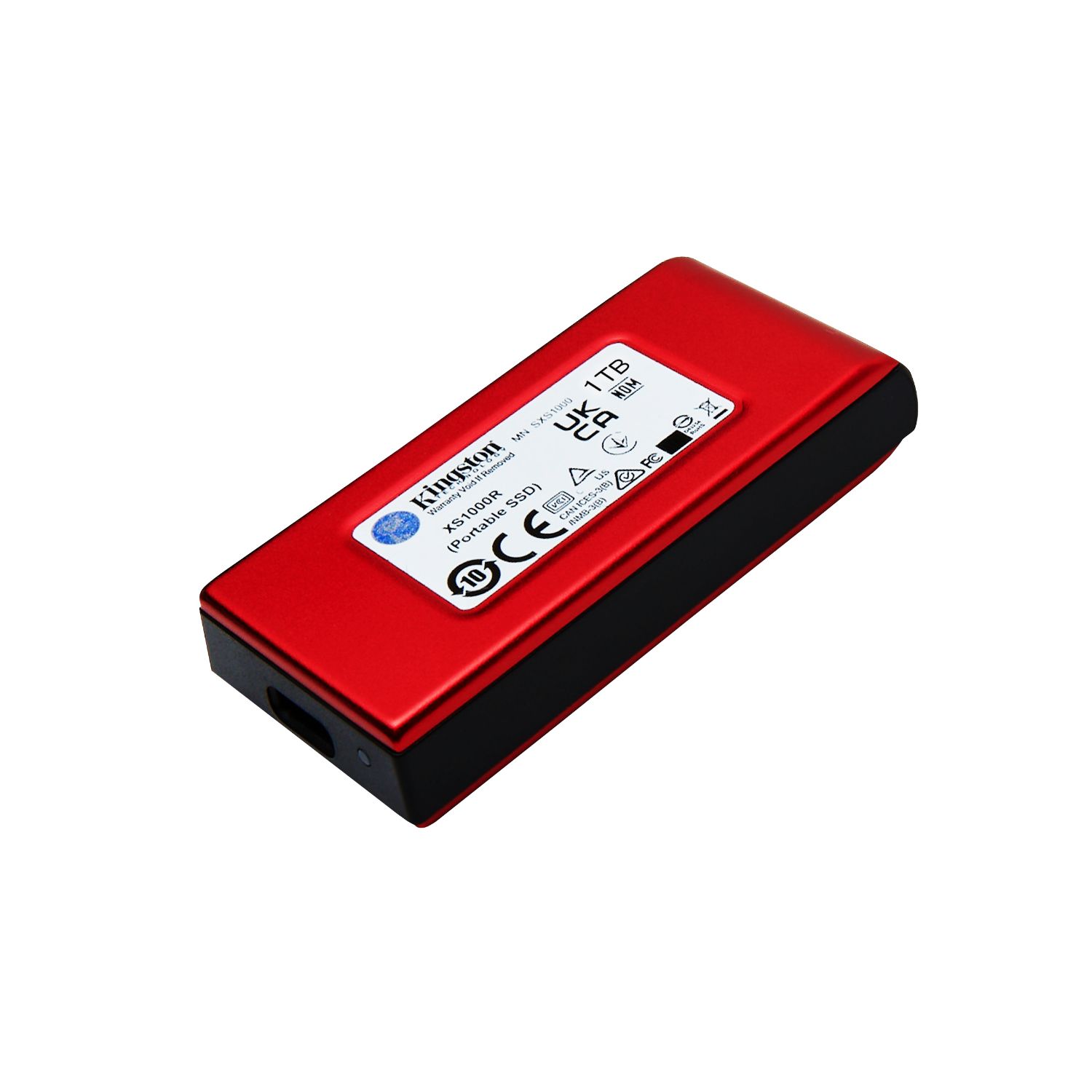 SXS1000R/1000G - SSD Kingston XS1000 1Tb Usb3.2 Rojo, Incluye cable Usb-C a Usb-A y adaptador Usb-A a Usb-C. (SXS1000R/1000G)