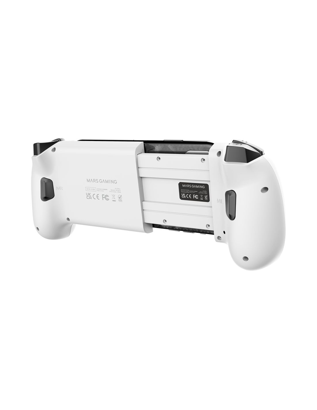 MGPXPROW - GamePad Mars Gaming LCD Bluetooth 5.0 PS4/Switch/Switch 2/PC/Android/iOS Blanco (MGPXPROW)