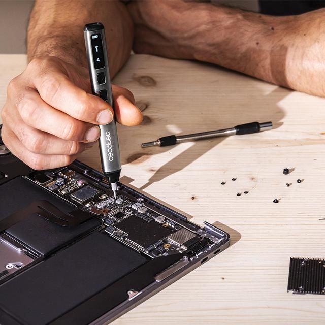 A01_EU01_115176 - Destornillador El�ctrico Cecotec PrecissionGyro 5000 Infinity Auto. Kit de precisi�n 128 piezas, Estuche, Magnetizador integrado. (A01_EU01_115176)