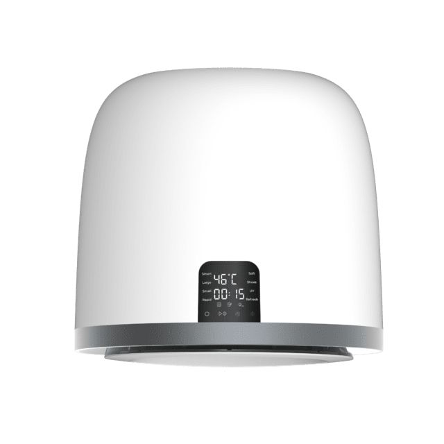 A01_EU01_111287 - Secadora Cecotec Bolero DressCode Dry 3500V Silver compacta de evacuaci�n de 3 kg, color blanco con gris cromado, secado autom�tico inteligente y Control Touch, funci�n UV Care, tambor inox con giro bidireccional y sistema anti-arrugas, (A01_EU01_111287)