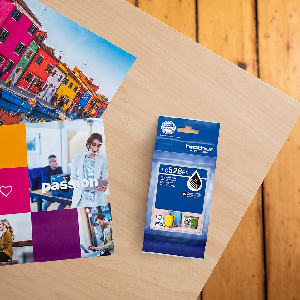 LC528BK - Tinta Brother Negro 6000 p�ginas (LC528BK)