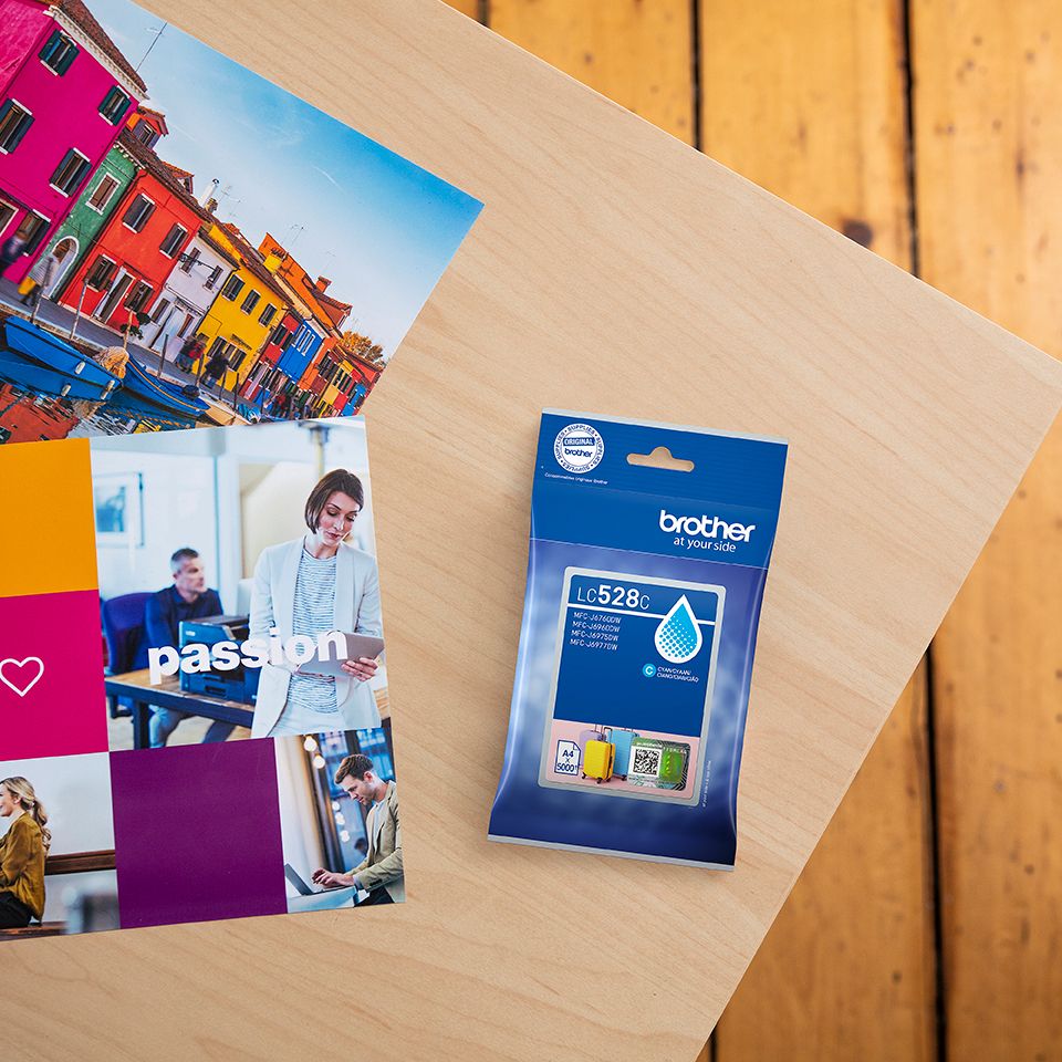 LC528C - Tinta Brother Cian 5000 p�ginas (LC528C)