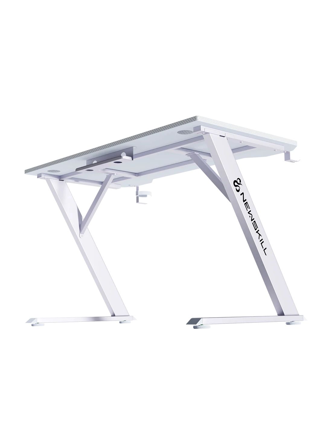 NS-DK-BELENORIV - Mesa Gaming NewSkill Belenor Ivory 120x60x75cm,soporta hasta 200Kg, soporte para auriculares y posavasos integrado. (NS-DK-BELENORIV)