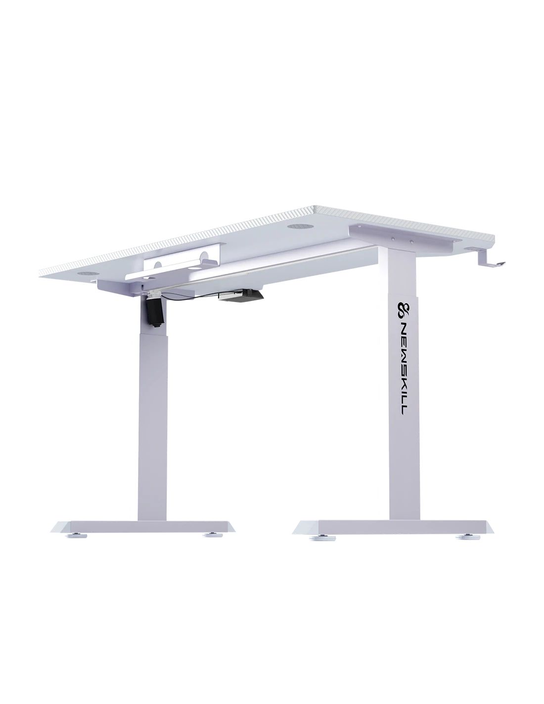NS-DK-BELENOR-PROIV - Mesa Gaming NewSkill Belenor PRO Ivory 120x60cm Ajustable en altura 72-122cm con un mecanismo de elevaci�n, soporte para auriculares. (NS-DK-BELENOR-PROIV)