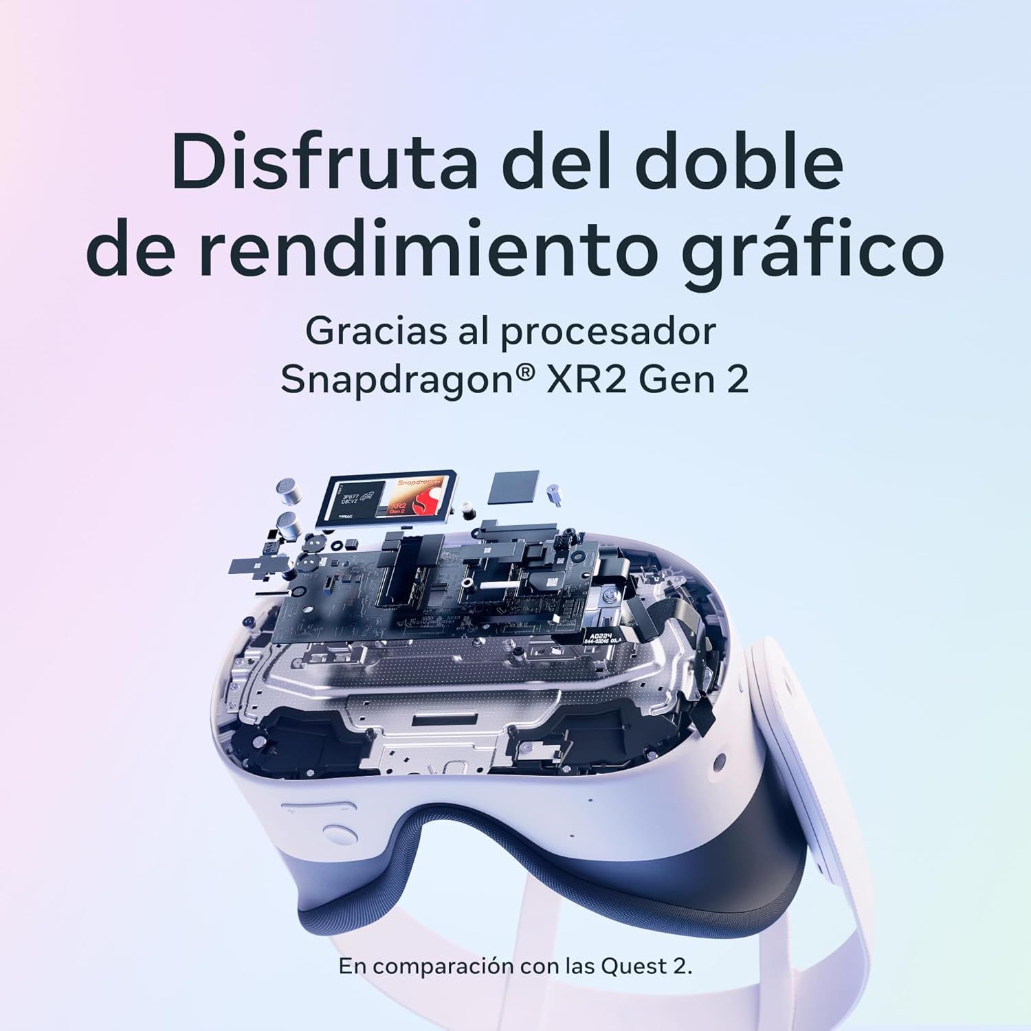 SK-1000206-01 - Gafas Realidad Virtual META Quest 3S 128Gb Pantalla LCD, Auriculares y micr�fono integrados, 2 controladores con posicionamiento absoluto, compatible con PC v�a Link o Air Link, Blanco (SK-1000206-01)