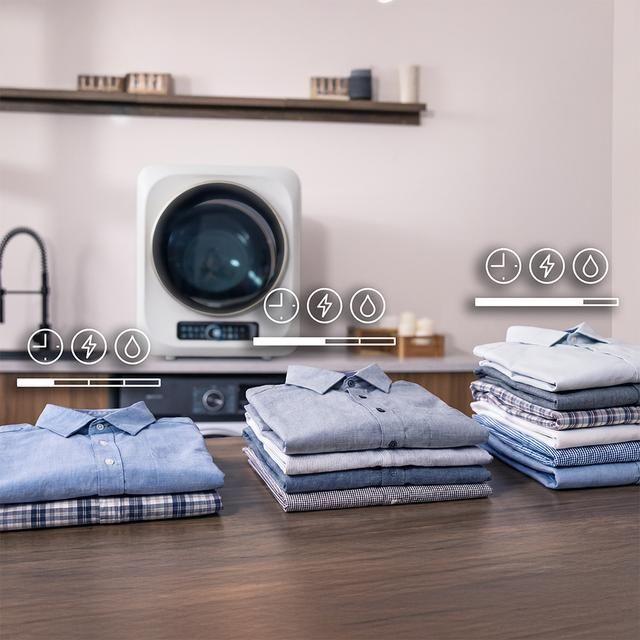 A01_EU01_111288 - Secadora Cecotec Bolero DressCode Dry, compacta de evacuaci�n de 3 kg blanca de capacidad, pantalla FullColor, 8 programas, secado autom�tico inteligente, tambor Inox con giro bidireccional, funci�n UV Care, Dry Shoe Pro, antiarrugas.(A01_EU01_111288)