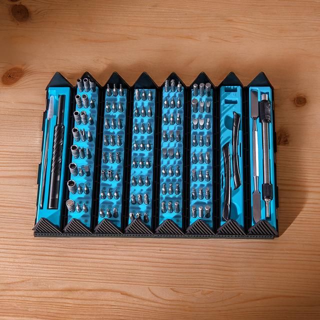 A01_EU01_115175 - Destornillador Cecotec PrecissionGyro 300 Infinity Kit de precisi�n 128 piezas. Destornillador manual.Multiples puntas incluidas. Estuche. Accesorios reparaci�n dispositivos electr�nicos. Magnetizador integrado.(A01_EU01_115175)